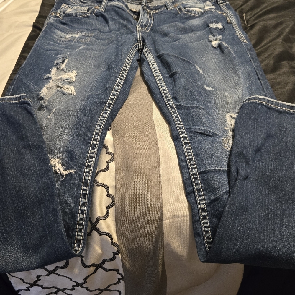 Silver Jeans Dark Blue Denim